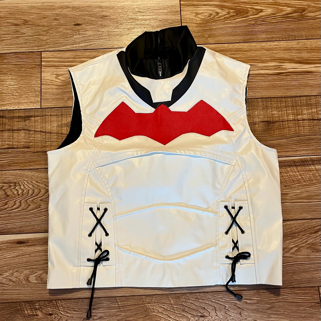 Batman Arkham Knight Red Hood Faux Leather Cosplay Vest